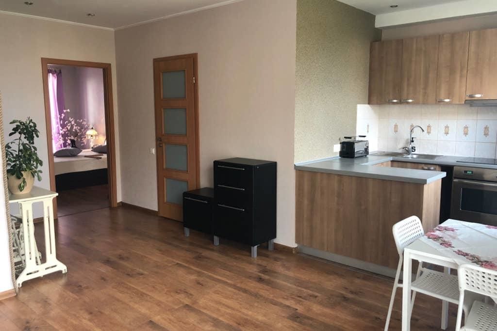 Апартаменты Prestige 1-bedroom apartment close to downtown Riga Марупе-10